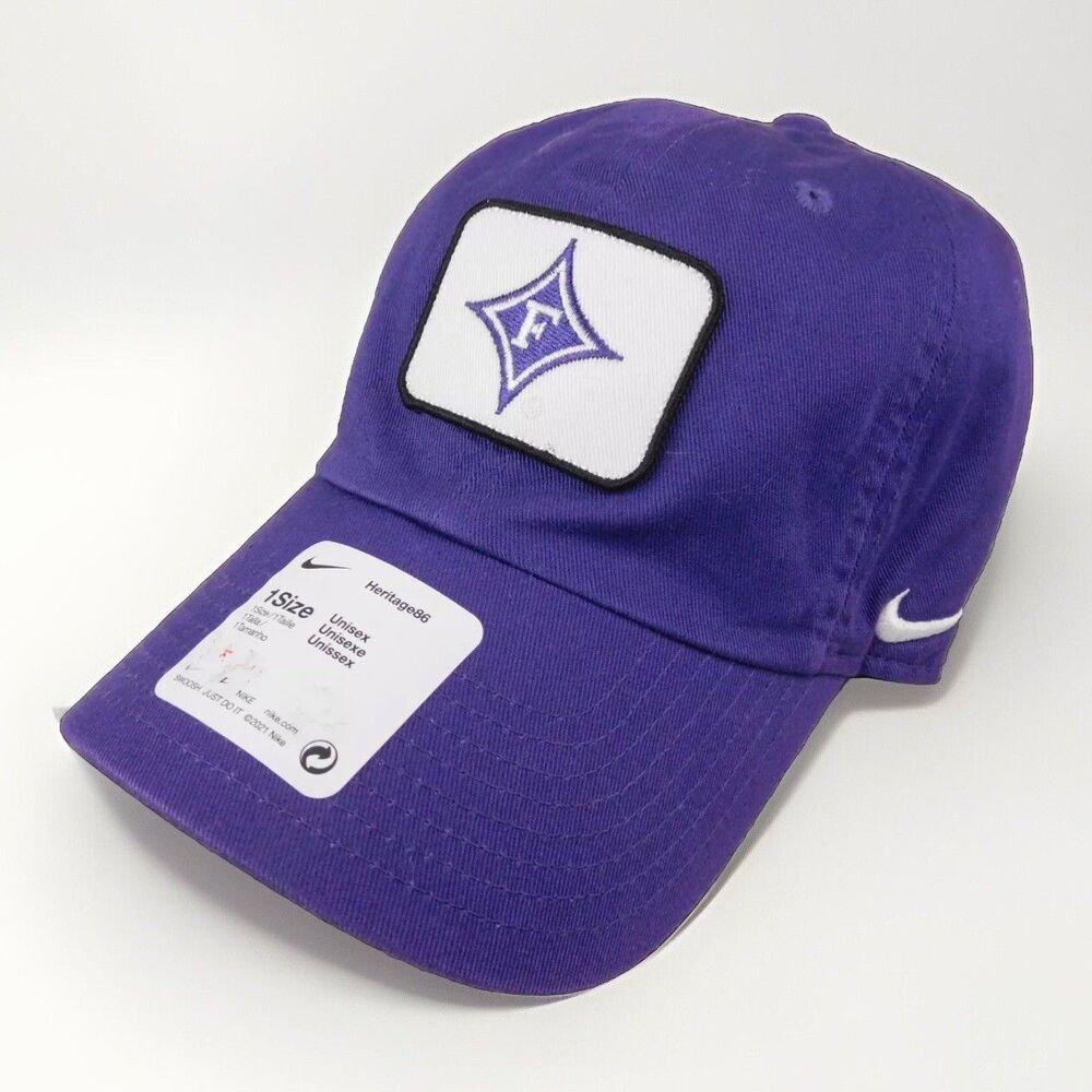 Furman University Hat Cap Purple Nike Heritage86 Dri-Fit Campus Strapback NWT